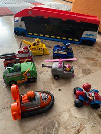 Camion paw patrol paw patroller e 6 personaggi
