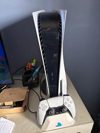 Ps5 con disco + gratis il supporto joystich