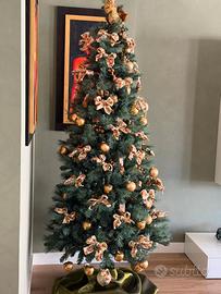 Albero di Natale slim con led