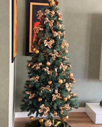 Albero di Natale slim con led