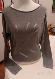 Maglia GAS in Filato Lurex Argento - Taglia M
