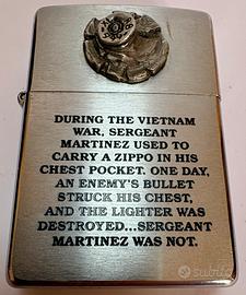 Zippo Sgt. Martinez proiettile Vietnam