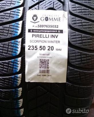 2 gomme 235 50 20 pirelli inv a3398