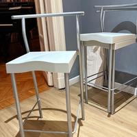 3 sgabelli Hi Glob Kartell by Philippe Starck