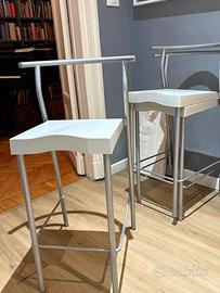 3 sgabelli Hi Glob Kartell by Philippe Starck