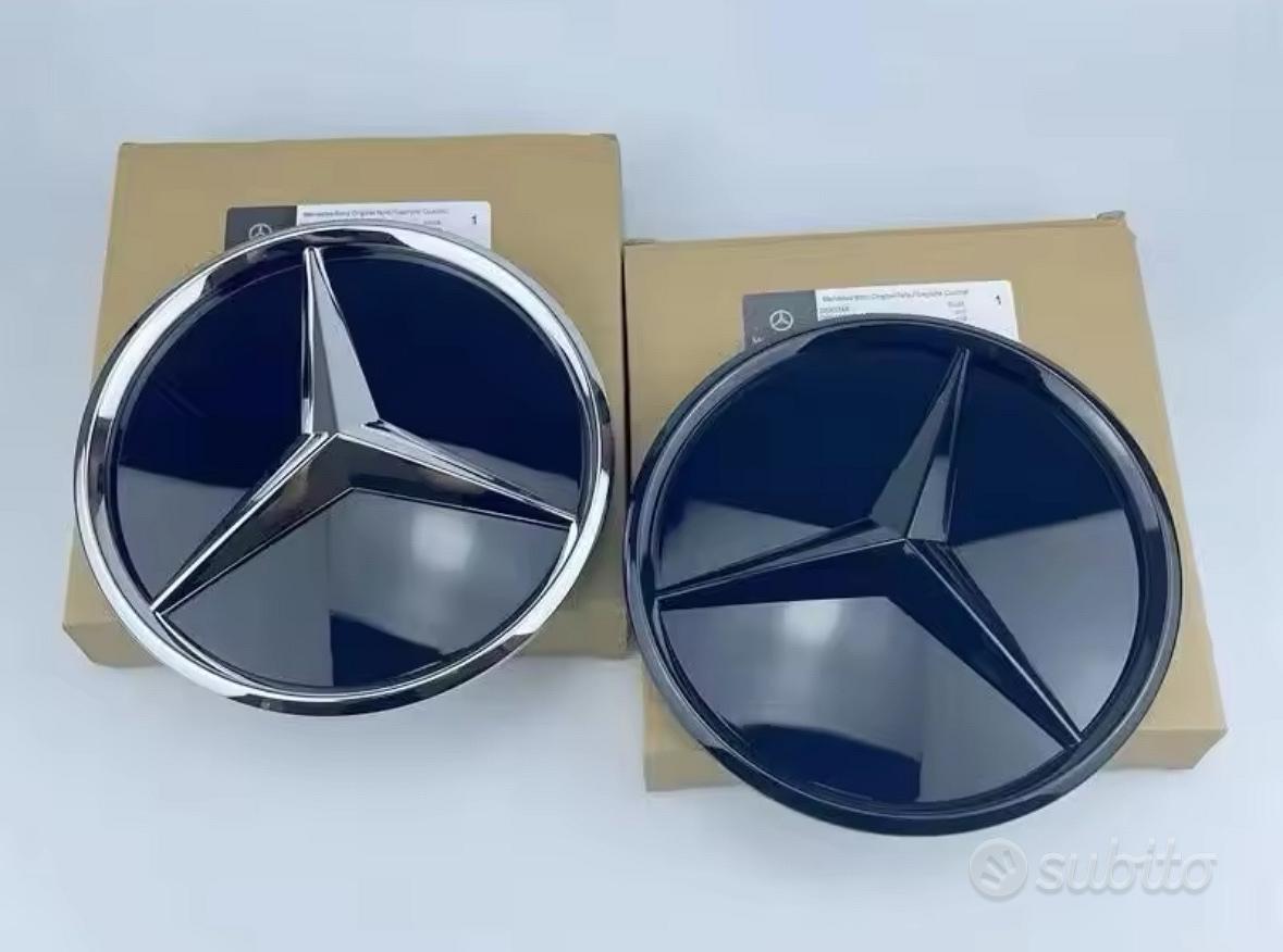 Targhetta Stella Mercedes Nero - Originale, Per Cofano Auto - Foto 9
