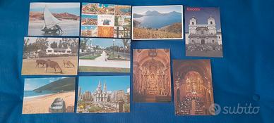 10 CARTOLINE  DAL SUD AMERICA - VIAGGIATE