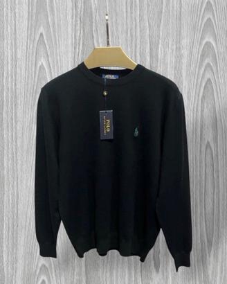 Maglione ralph lauren nero taglia m con ricevuta