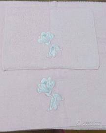 Set asciugamani viso + ospite