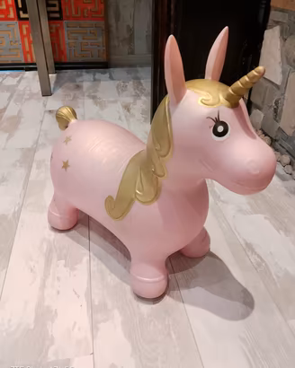 Salterino gonfiabile unicorno Bimba gioco acquatic