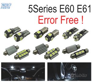 KIT 18 LAMPADE LED INTERNE BMW E60 E61 M5 520I 523