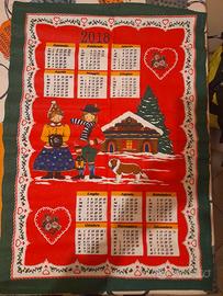 Strofinaccio made con calendario 2018