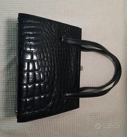 Borsetta vintage in coccodrillo anni 50-60