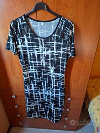 Vestito bianco e nero