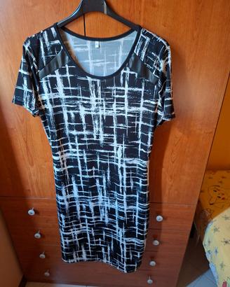 Vestito bianco e nero