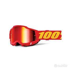 TRIMBOLIMOTO MASCHERA 100% CROSS ACCURI ROSSA 2 RE