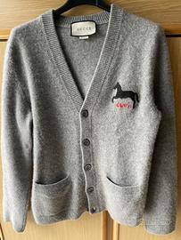 Cardigan in cashmire Gucci uomo originale