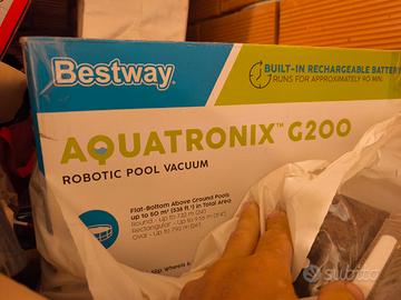 robot piscina,pompa a sabbia e clorinatore
