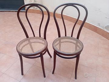 sedie in paglia di vienna