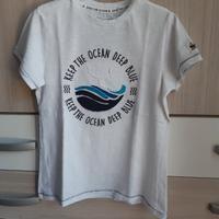 T-shirt bianca bambino Ovs Taglia 7/8 anni