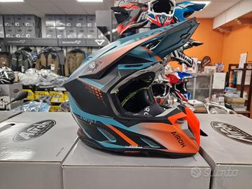 AIROH Casco Cross Twist 3 - Shard - Orange Matt -
