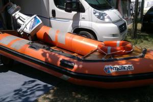 Gommone + motore 15cv