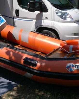 Gommone + motore 15cv