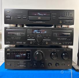 JVC IMPIANTO HI FI CL-Z574 cd/TD-W718 deck/RX-616