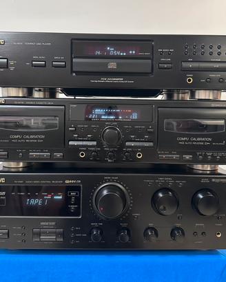 JVC IMPIANTO HI FI CL-Z574 cd/TD-W718 deck/RX-616