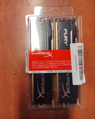 Memoria ram DDR3 Kingston HyperX HX318C10FBK2/16