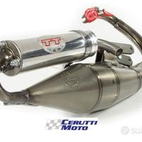 Scarico Leovince HAND MADE TT Minarelli verticale