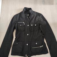 giacchino nero ny poliestere non imbottito