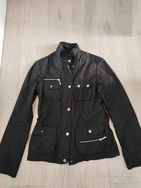 giacchino nero ny poliestere non imbottito