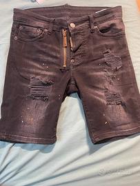 pantaloncino jeans icon dsquared