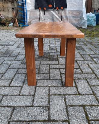 tavolino salotto in legno massello