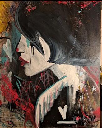 quadro dipinto a mano 