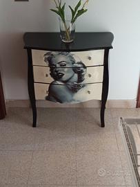 mobiletto con specchio