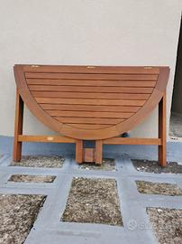 tavolo legno da giardino o terrazzo 