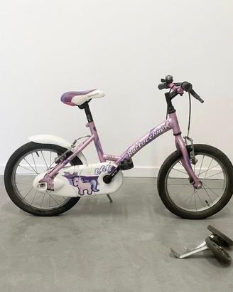 Bicicletta bimba Bottecchia L40 16" rosa con rotel