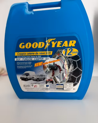 Catene da neve nuove Good Year 12 mm misura 250