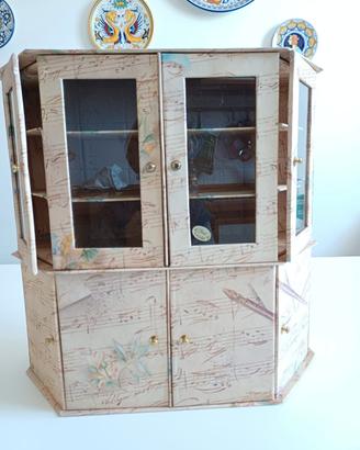 Portaoggetti Antiqua by Artena in cartone e vetro