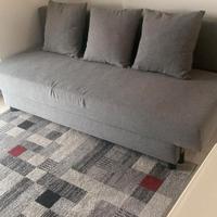 divano letto 3 posti IKEA mod. ALVDALEN grigio