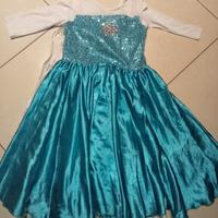 VESTITO FROZEN CARNEVALE BAMBINA