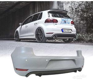 PARAURTI POSTERIORE VOLKSWAGEN VW GOLF 6 08- LOOK 