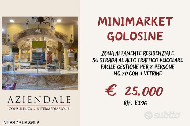 Minimarket rivendita pane zona golosine