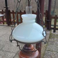 Lampadario rustico vintage