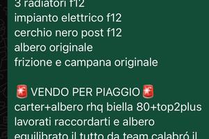 Ricambi minarelli orizzontale/piaggio/sh 125/150