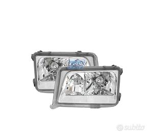 FARI MERCEDES CLASSE E W124 85-95 FONDO CROMATO