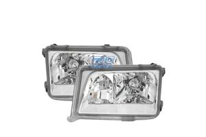 FARI MERCEDES CLASSE E W124 85-95 FONDO CROMATO