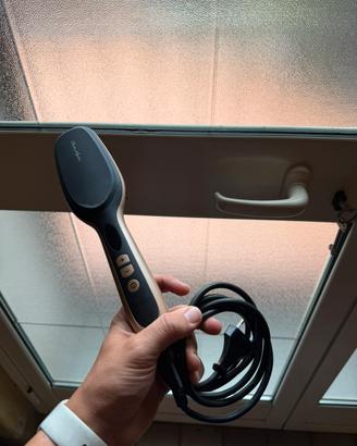 Spazzola asciuga capelli con piastra